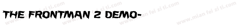 The FrontMan 2 demo字体转换